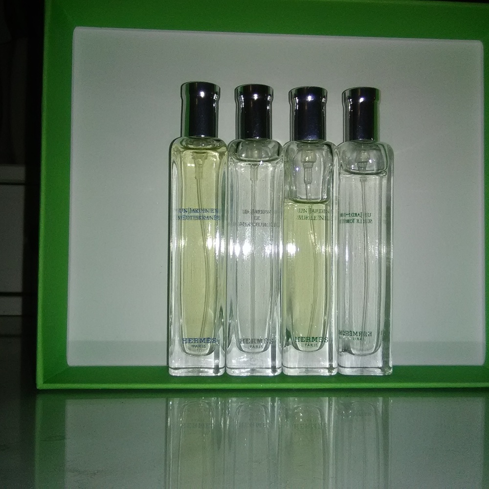 Hermes La Collection Des Parfums Jardins x4
